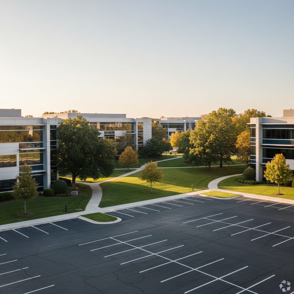 Modern commercial office building